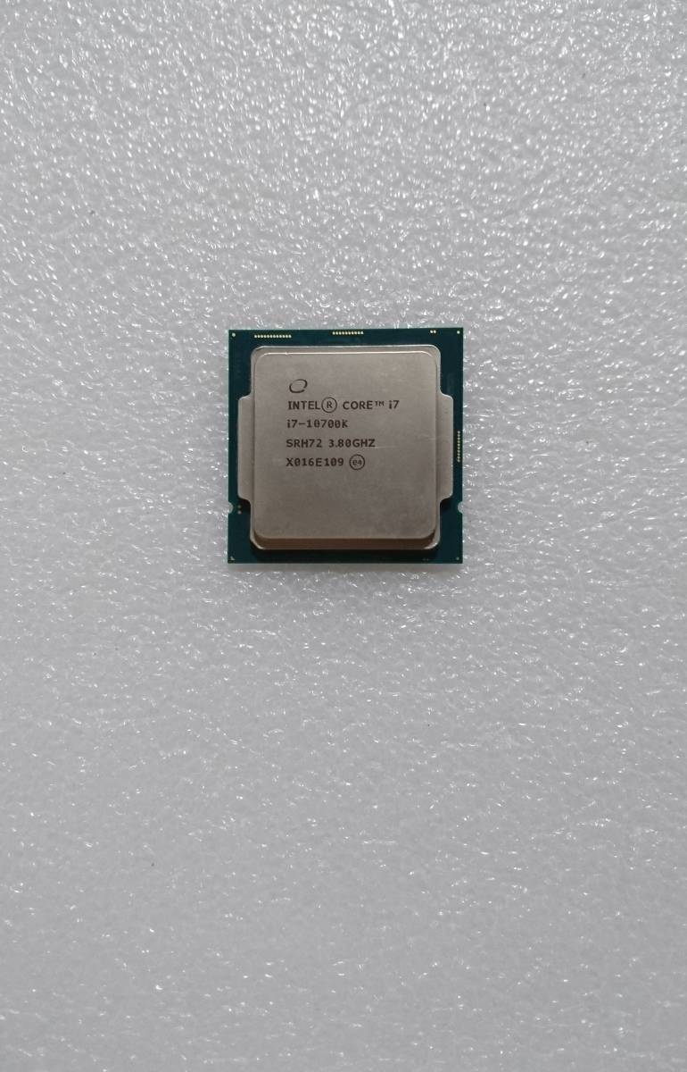 intel Core i7-10700K SRH72 3.80GHz LGA1200 CPU 第10世代 インテル