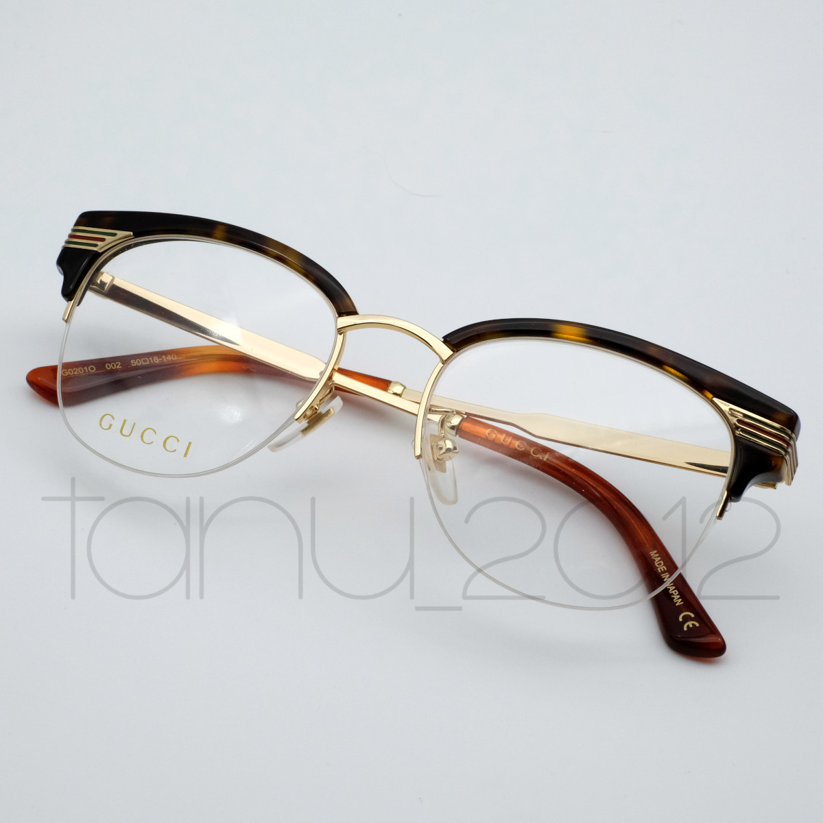 新品本物 GUCCI GG0201〇 002 べっ甲柄/ゴールド グッチ セル 新品本物 GUCCI GG0201〇 002 べっ甲柄/ゴールド グッチ セル