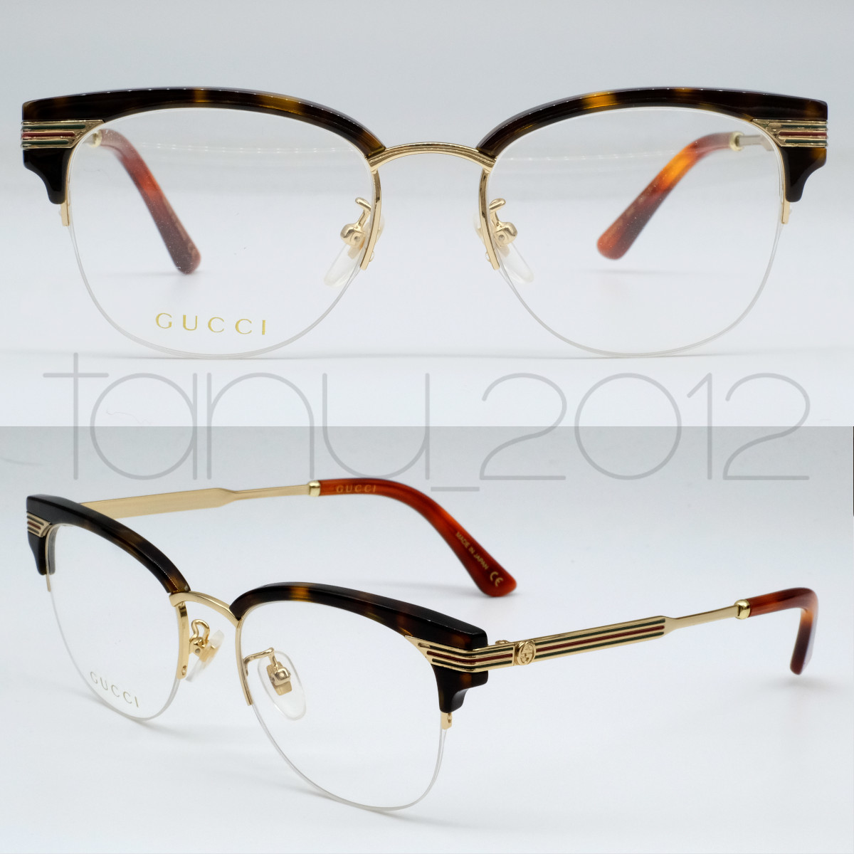 新品本物 GUCCI GG0201〇 002 べっ甲柄/ゴールド グッチ セル 新品本物 GUCCI GG0201〇 002 べっ甲柄/ゴールド グッチ セル