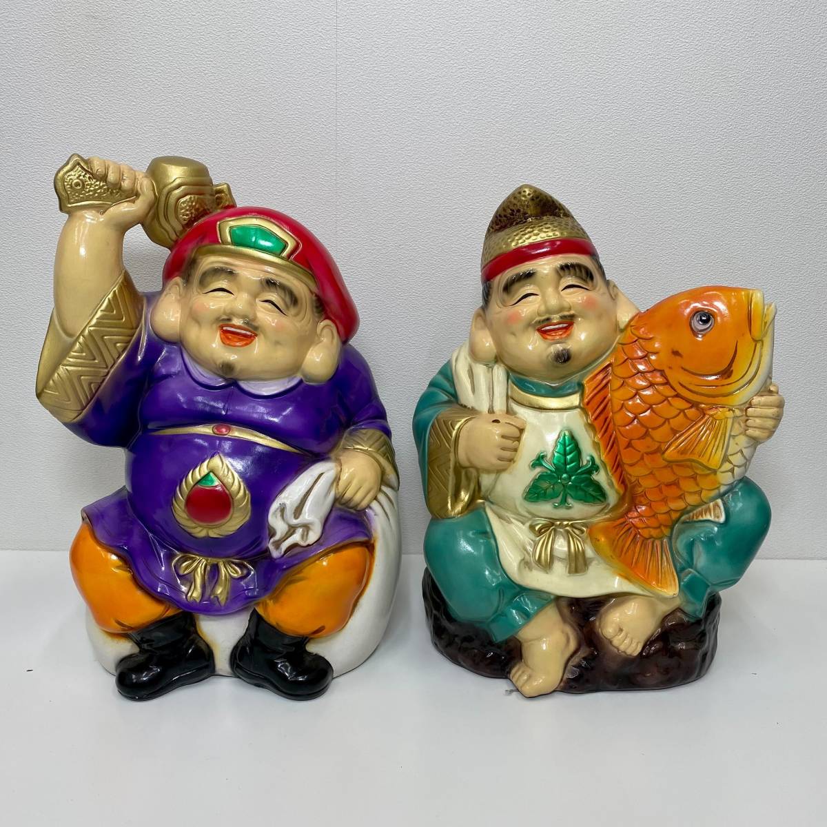 七福神 大黒天 恵比寿天 置物 インテリア 開運 縁起物 商売繁盛 昭和レトロ 陶器 骨董 美術 大黒様 恵比寿様 高さ約30cm 3079 和風 売買されたオークション情報 Yahooの商品情報をアーカイブ公開 オークファン Aucfan Com 七福神 大黒天 恵比寿天 置物 インテリア 開運 縁起物 商売繁盛 昭和レトロ 陶器 骨董 美術 大黒様 恵比寿様 高さ約30cm 3079 和風 売買されたオークション情報 Yahooの商品情報をアーカイブ公開 オークファン Aucfan Com