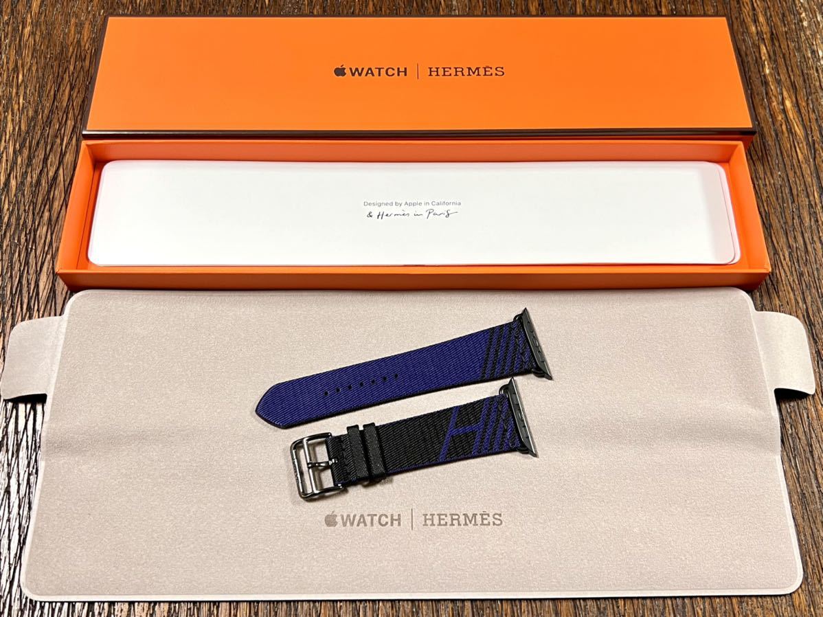 未使用品 人気カラー Apple watch HERMES 44mm ジャンピング ( 黒