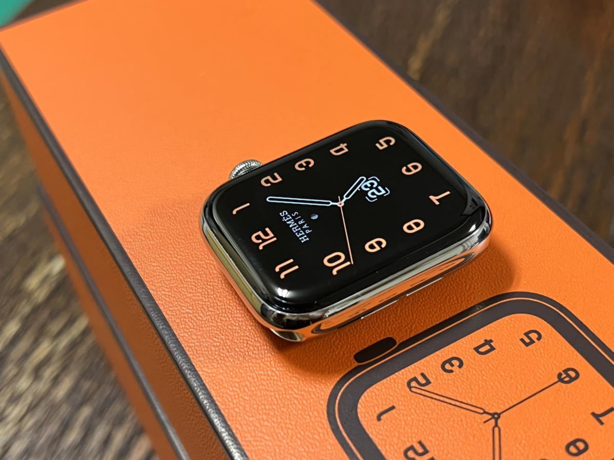 124 Apple Watch エルメス S5 44mm シルバー お値打ち-