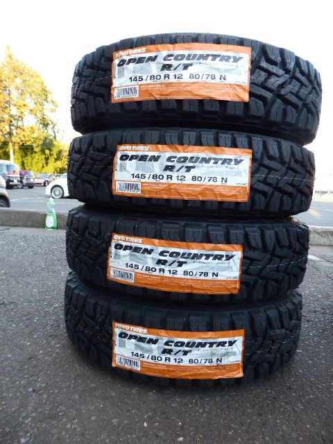 共豊 SEIN ザイン SS 145/80R12 オープンカントリーRT付 エブリー