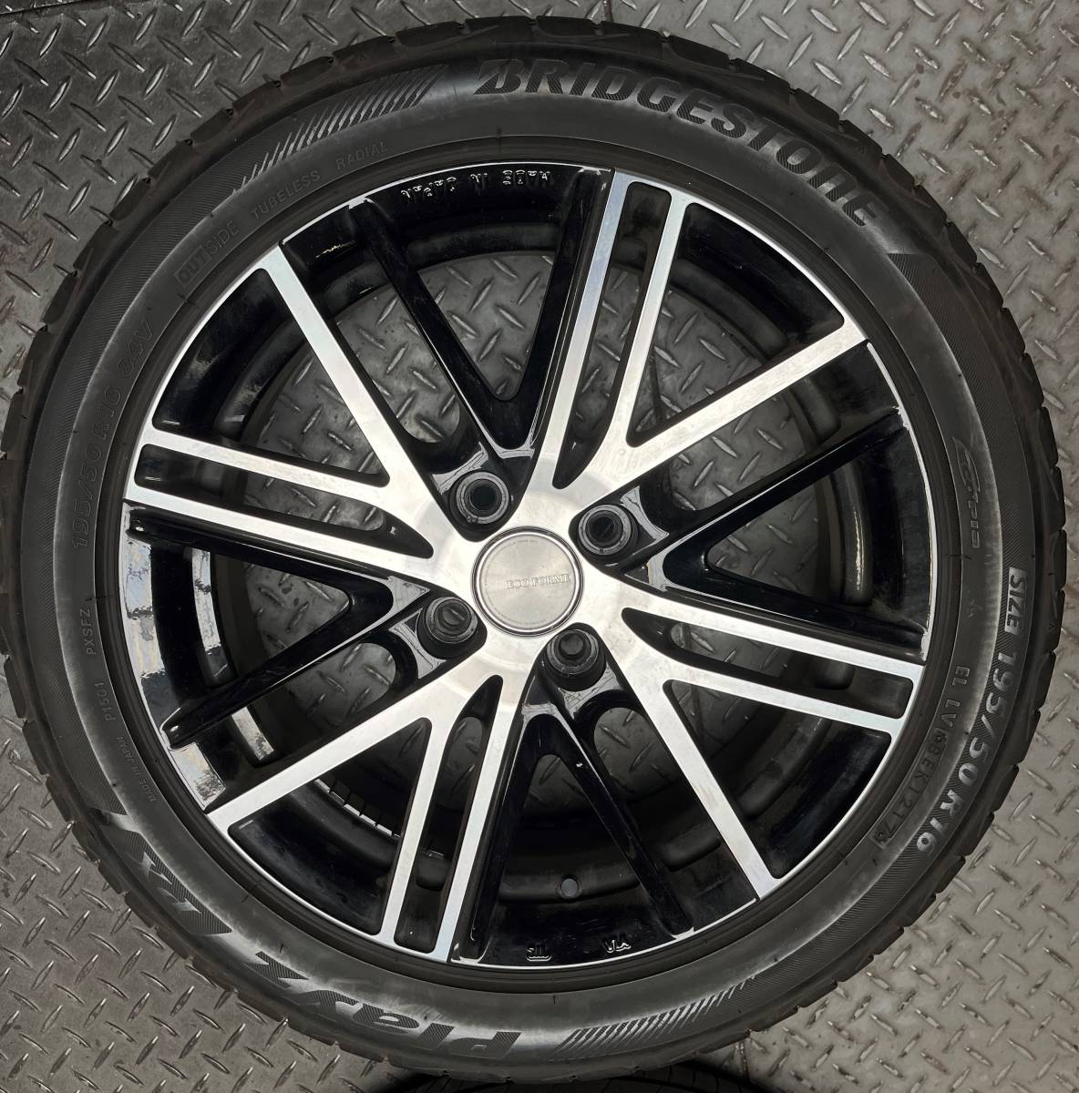 サイズが 195/50R16 PREMIX バリック BMCポリッシュ 6.50-16 フジ