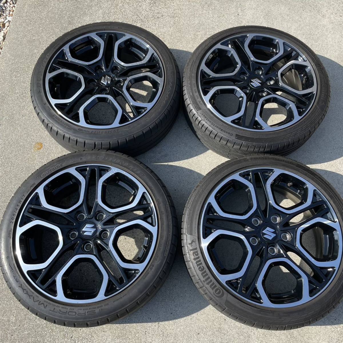 ヤフオク! - スイフトスポーツ ZC33S 純正アルミホイール 4本 1...