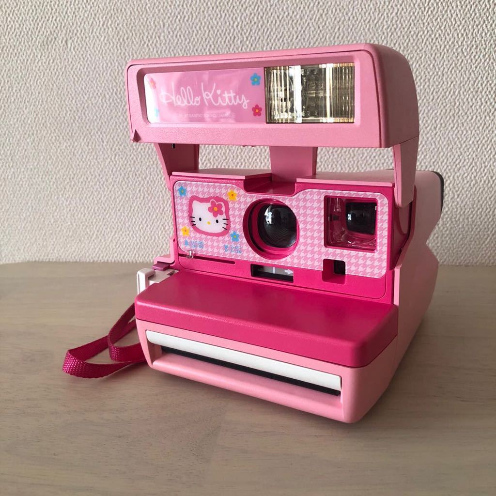 美品 ハローキティ ポラロイドカメラ Polaroid 600 Hello Kitty