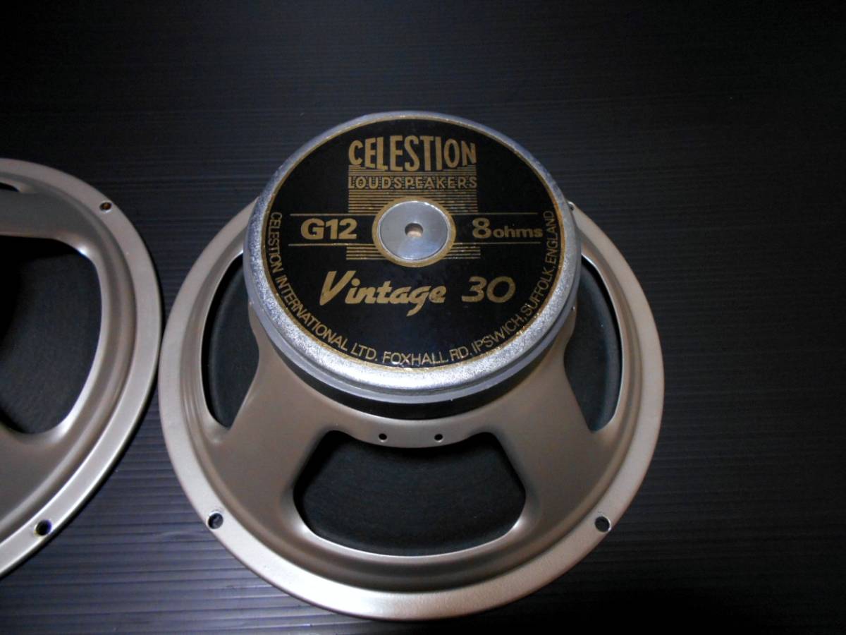 CELESTION Vintage 30 Guitar Speaker 8ohm×2本セット / Mesa Boogie OEM T4335 Model MADE IN IPSWICH ENGLAND 英国製 R2-OS2