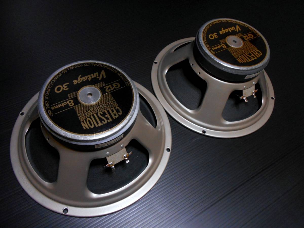 CELESTION Vintage 30 Guitar Speaker 8ohm×2本セット / Mesa Boogie OEM T4335  Model MADE IN IPSWICH ENGLAND 英国製 R2-OS2