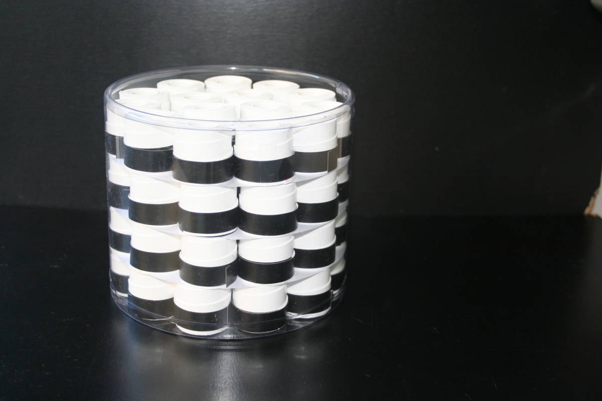 * free shipping grip tape [ white 60 piece ]* wet type badminton tennis goru fender do tape attaching 