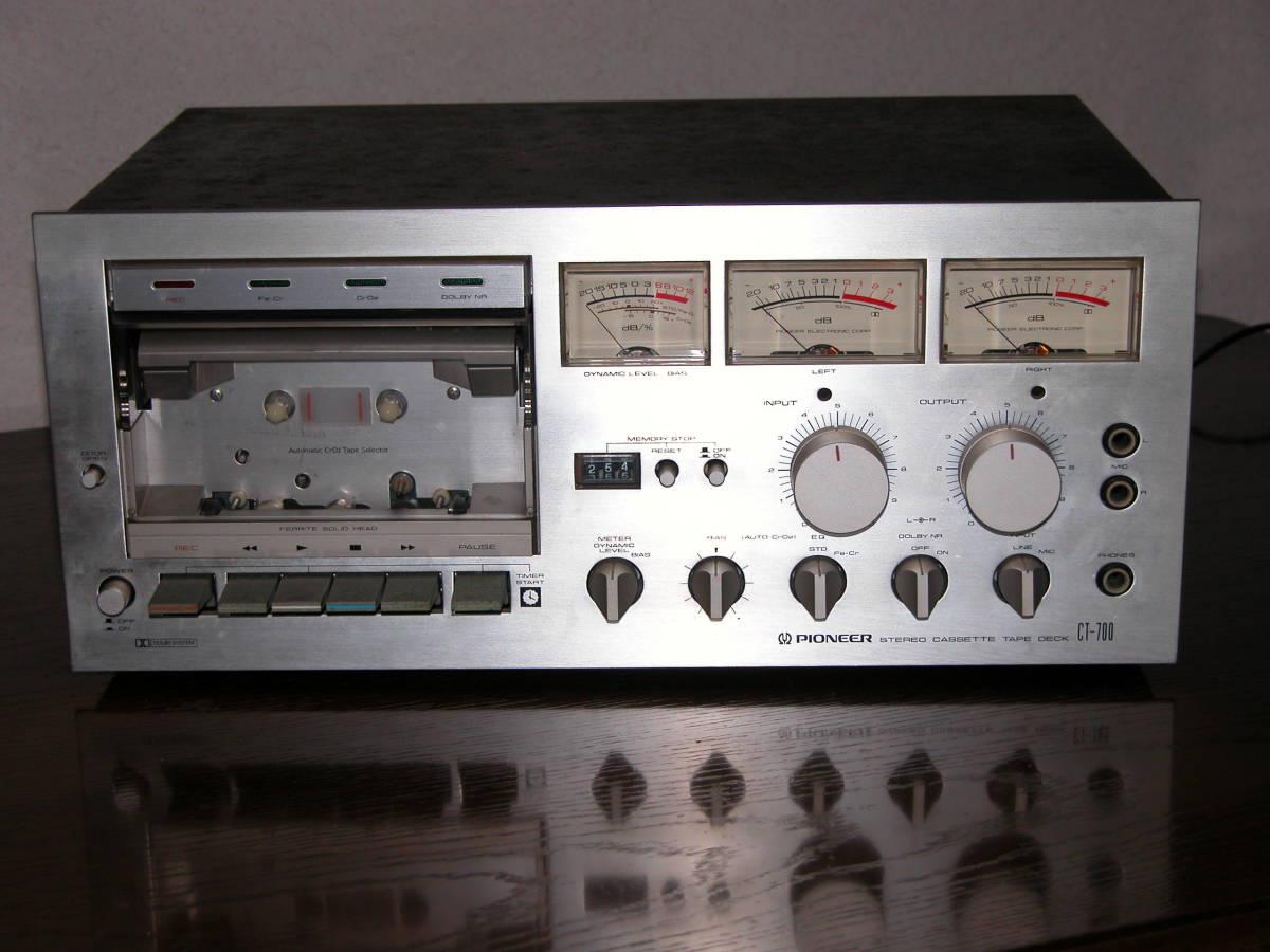 ◇【希少！サードメーターを搭載 カセットデッキ】PIONEER Cassette