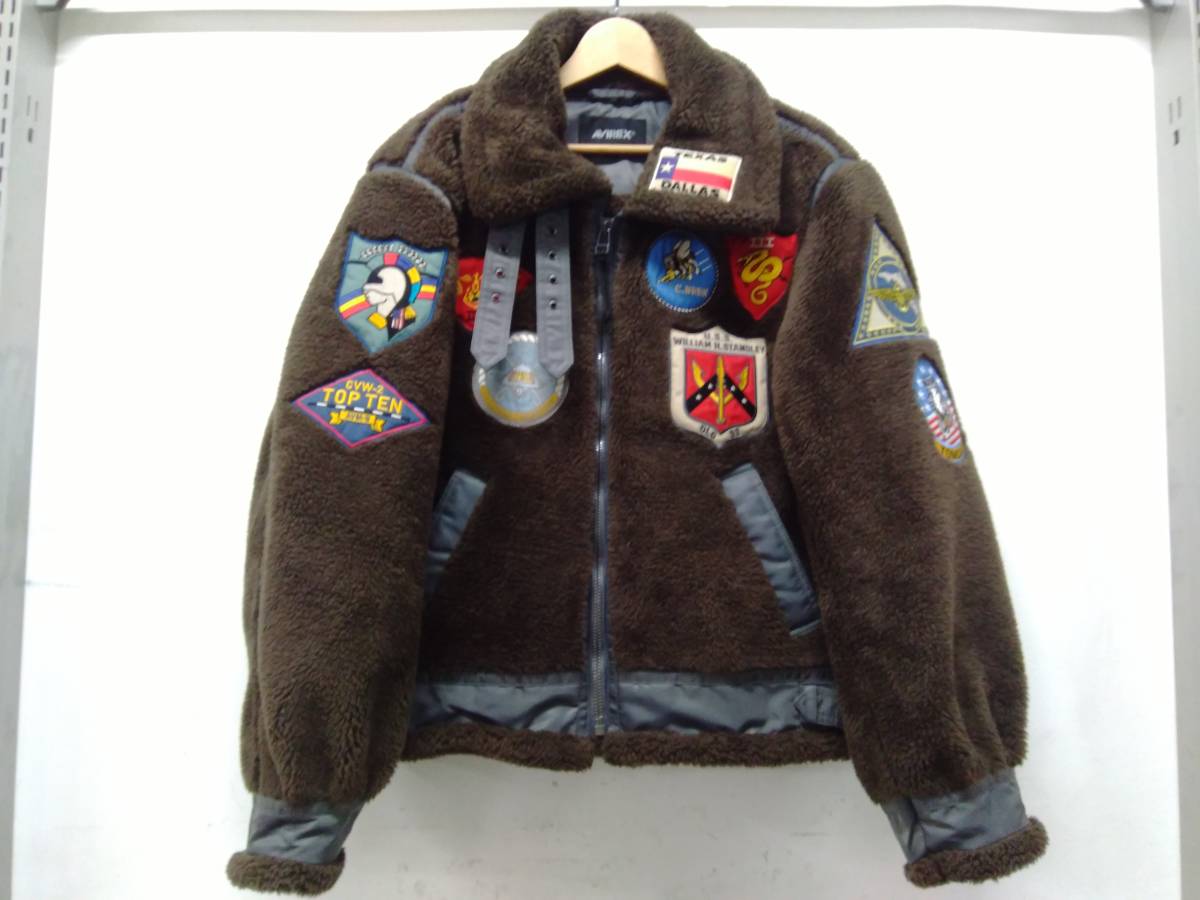 AVIREX 6112177 BOA B-3 TOP GUN フライトジャケット ボアジャケット