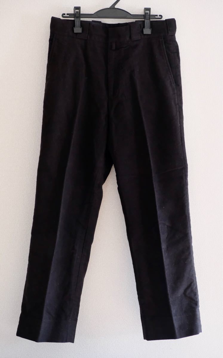 COMOLI (コモリ) モールスキンパンツ 2020AW size 2 BLACK | pountos.gr