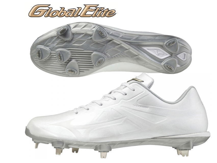 ミズノ MIZUNO グローバルエリート 野球スパイク 11GM211101 白