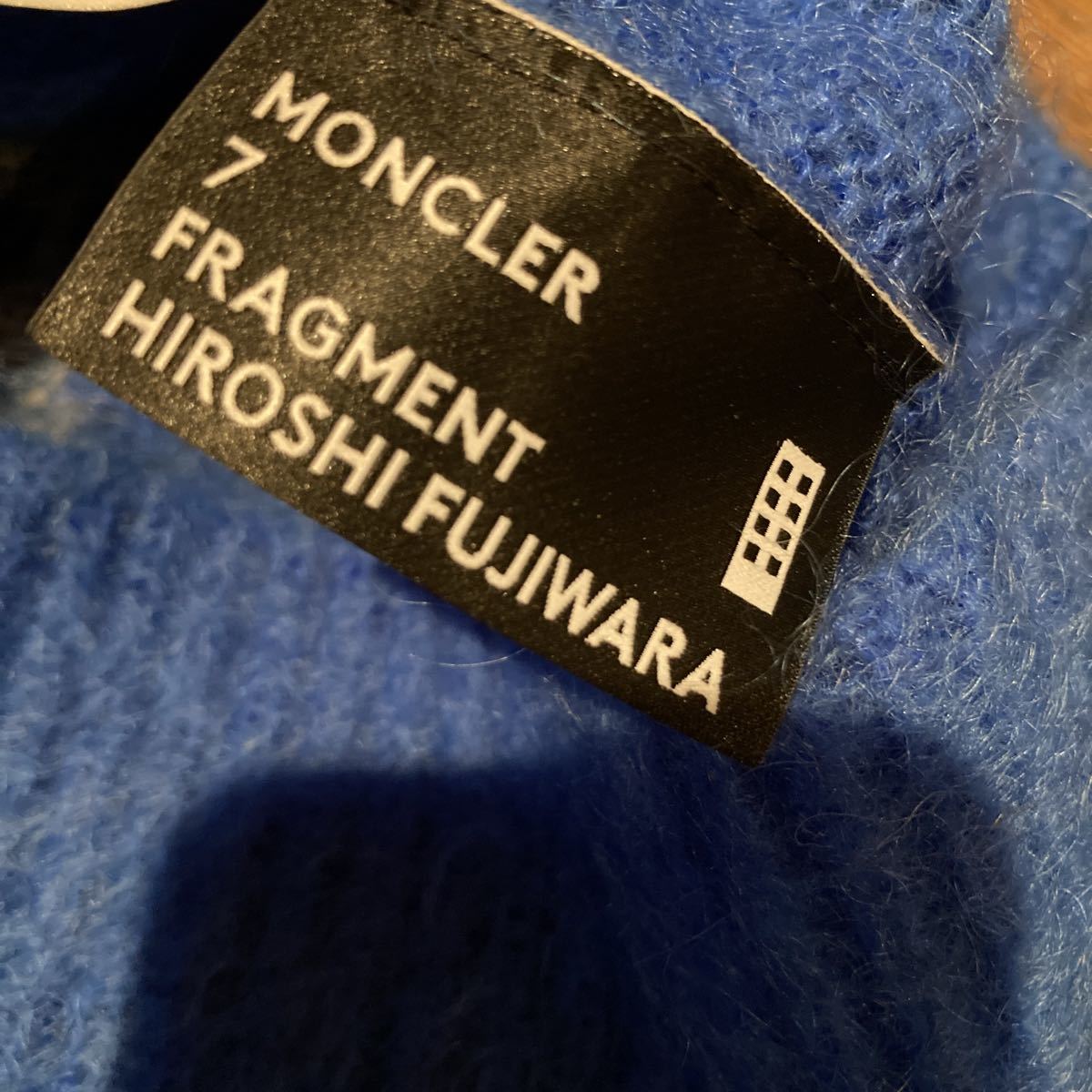 新品 MONCLER Fragment モヘア ニット L セーター モンクレール フラグメント ジーニアス_画像4