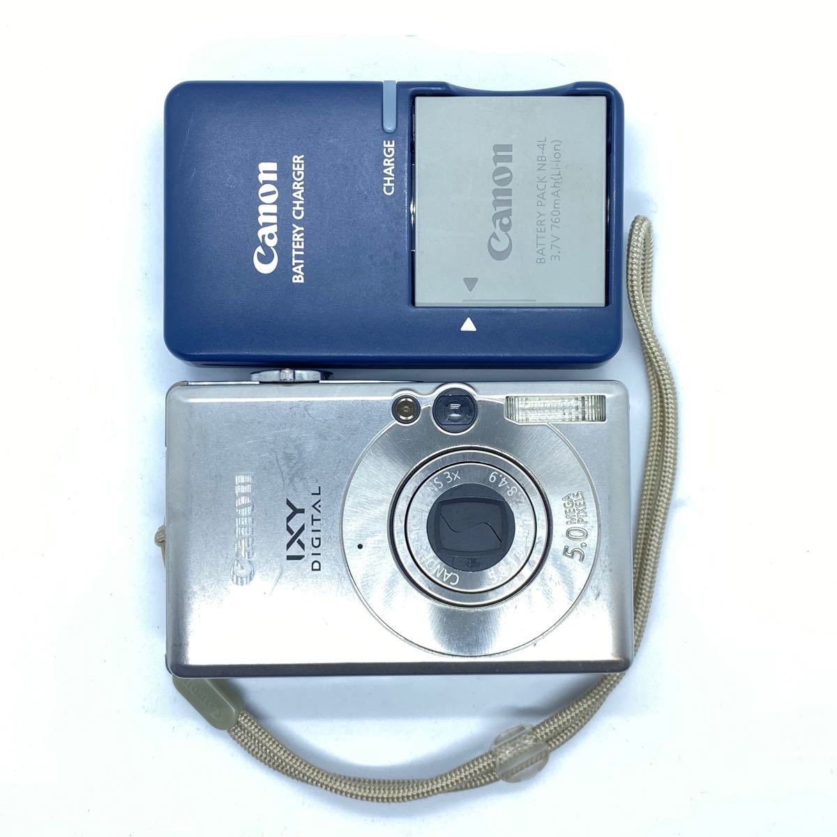 Canon IXY DIGITAL 充電器 バッテリー付き デジタルカメラ｜PayPayフリマ