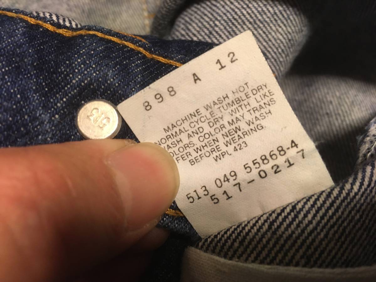 数々の賞を受賞 2202ビンテージ80~90'sアメリカUSA製Levi'sリーバイス