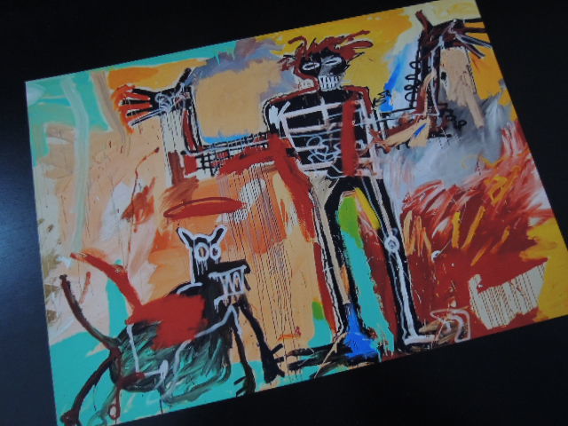 A4 額付き バスキア JeanMichelBasquiat Art 2周年記念イベントが 絵画 ポスター Basquiat アート 格安SALEスタート