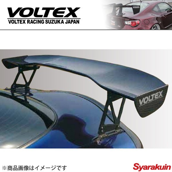 VOLTEX / ボルテックス GTウイング Type2 ウエット カーボン 1500mm × 300mm × 165mm エンドプレート:タイプC リアスポイラー ウイング_画像1