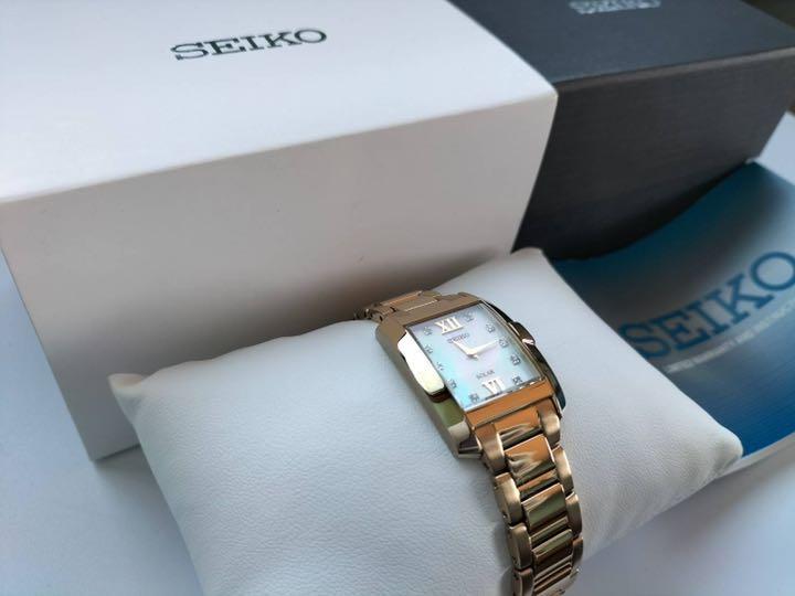 再再販！ 新品 SEIKO セイコー ソーラー レディース 腕時計 電池交換