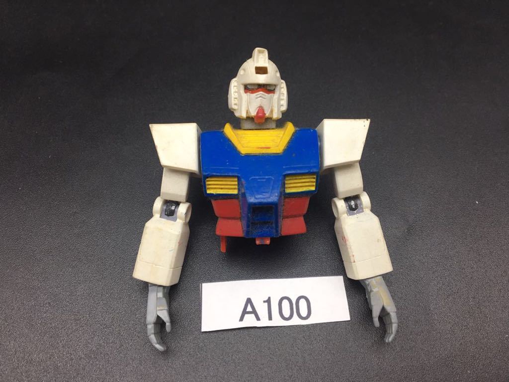 即決 同梱可 A100 旧 HG 1/144 絶版 RX-78 ガンダム ガンプラ 塗装有り 完成品 ジャンク_画像1