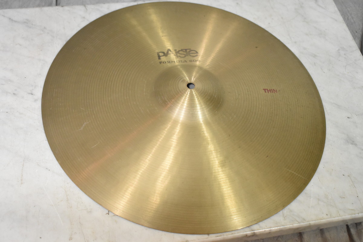 PAISTE パイステ クラッシュシンバル FORMULA 602 THIN CRASH 18インチ