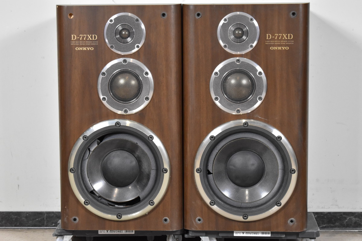 ONKYO オンキョー D-77XD スピーカーペア【ジャンク品】 apoteker.ulm