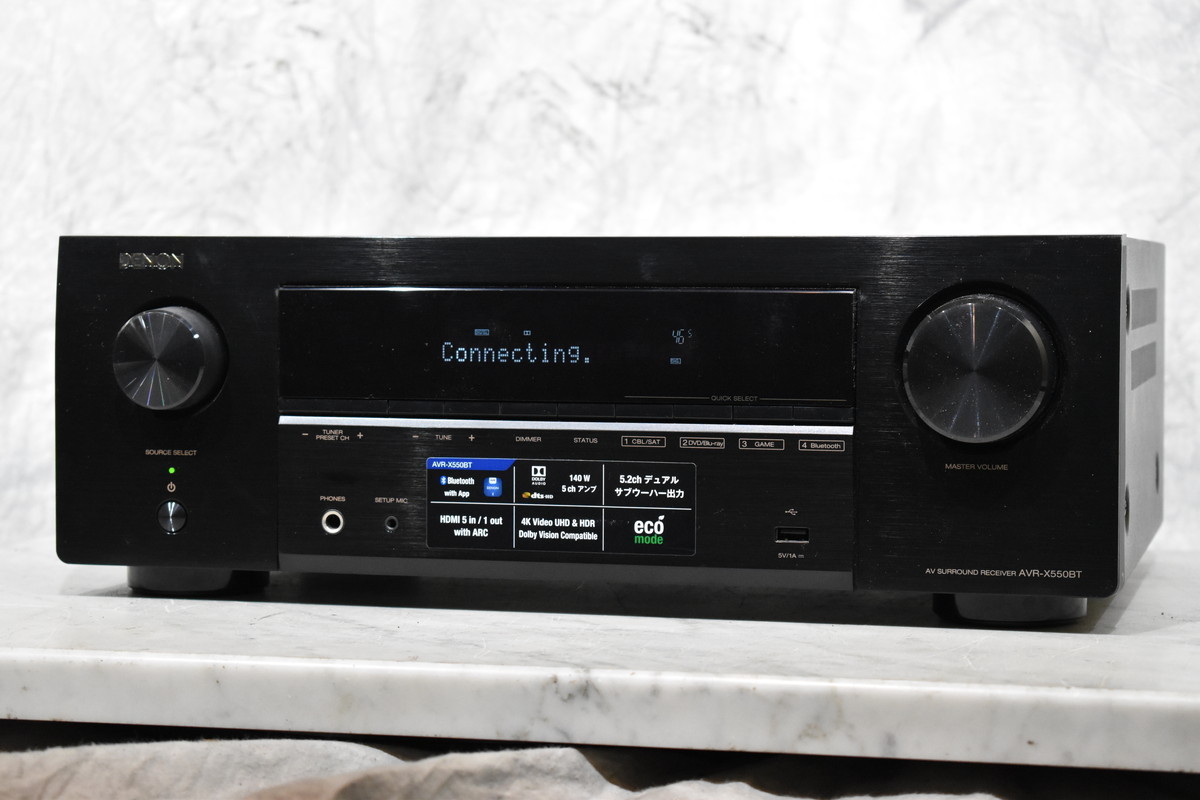 DENON デノン AVR-X550BT AVアンプ www.visitafyon.org