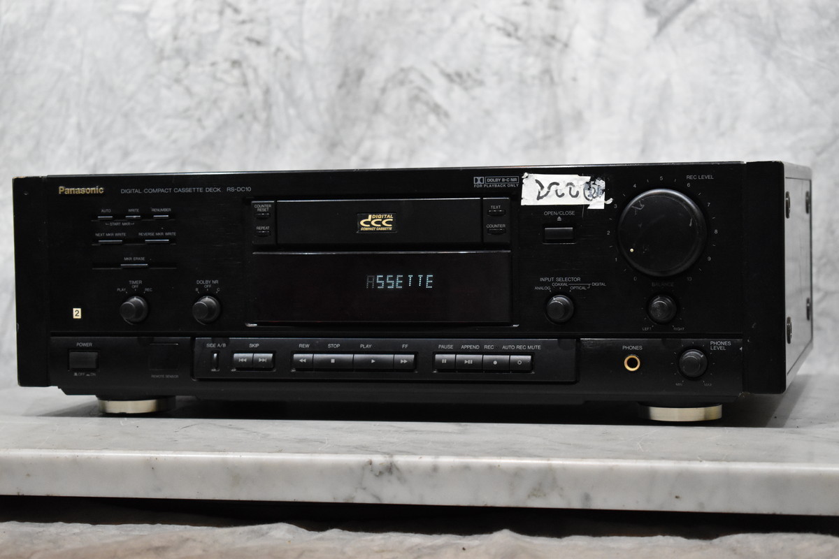 パナソニック Panasonic カセットデッキ DCCデッキ RS-DC10【ジャンク