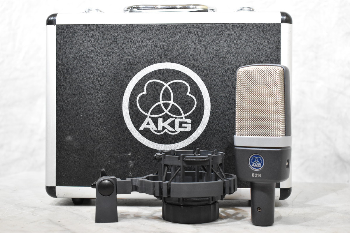 ヤフオク! - 【送料無料!!】AKG C214 コンデンサーマイク