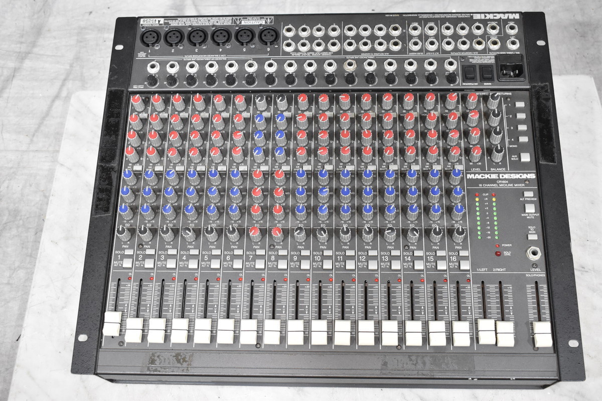 名機mackie CR-1604 XLR10オプション付 値下げ おもちゃ・ホビー