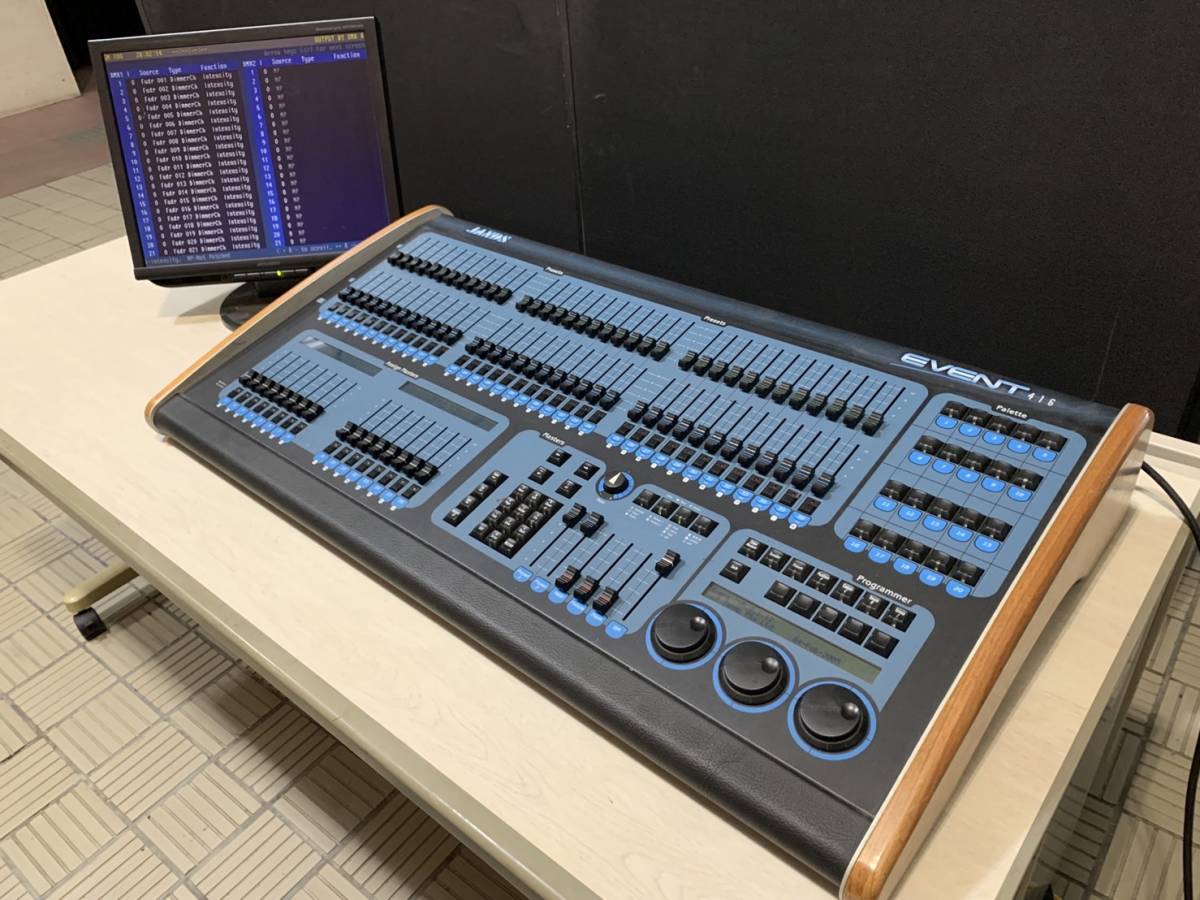 JANDS EVENT 416 照明 調光 モニターディスプレイ付き DMX JANDS EVENT 416 照明 調光 モニターディスプレイ付き DMX