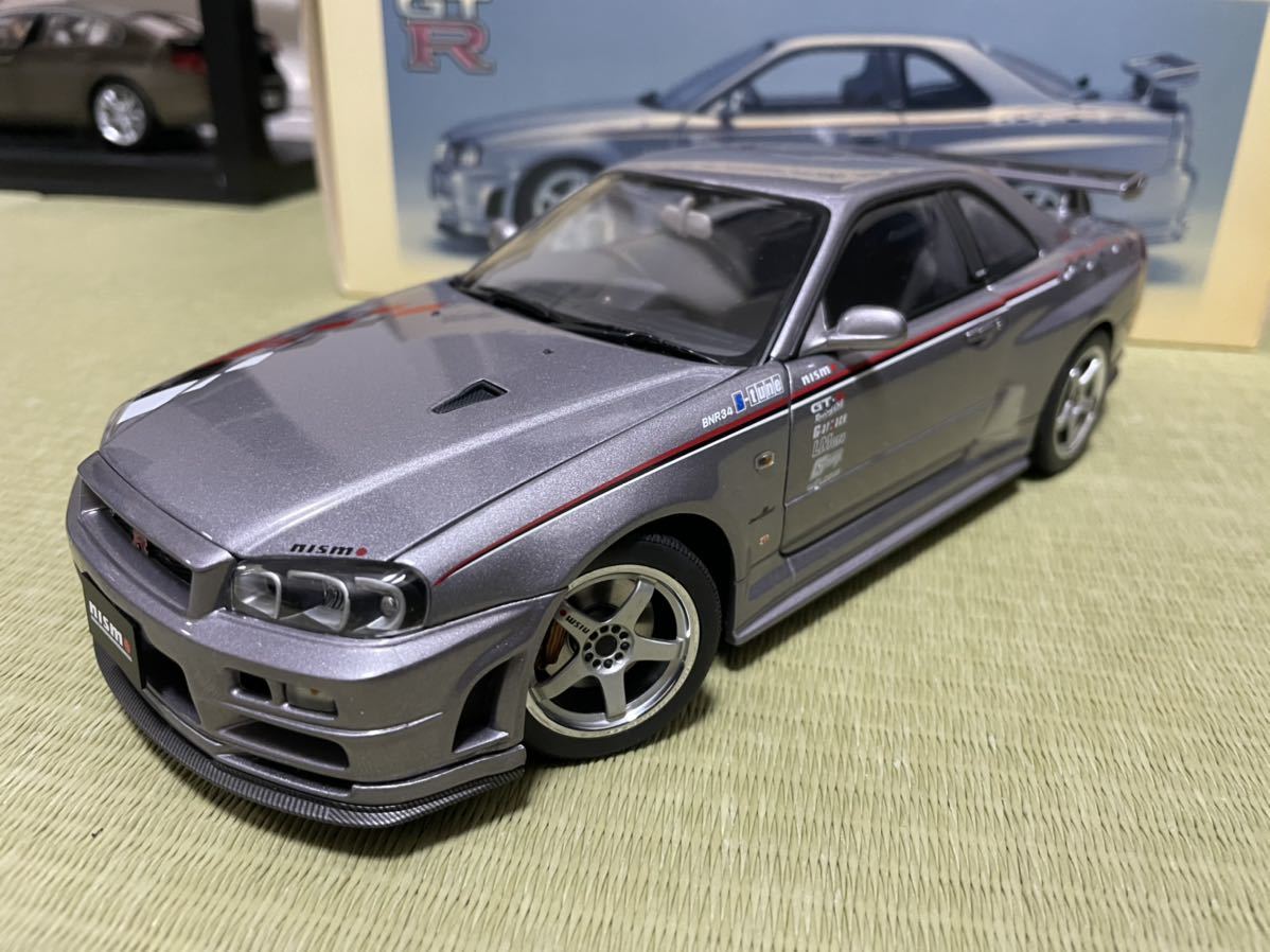 ミニカー ニッサン スカイライン GTR R34 Stune オートアート S1 【超