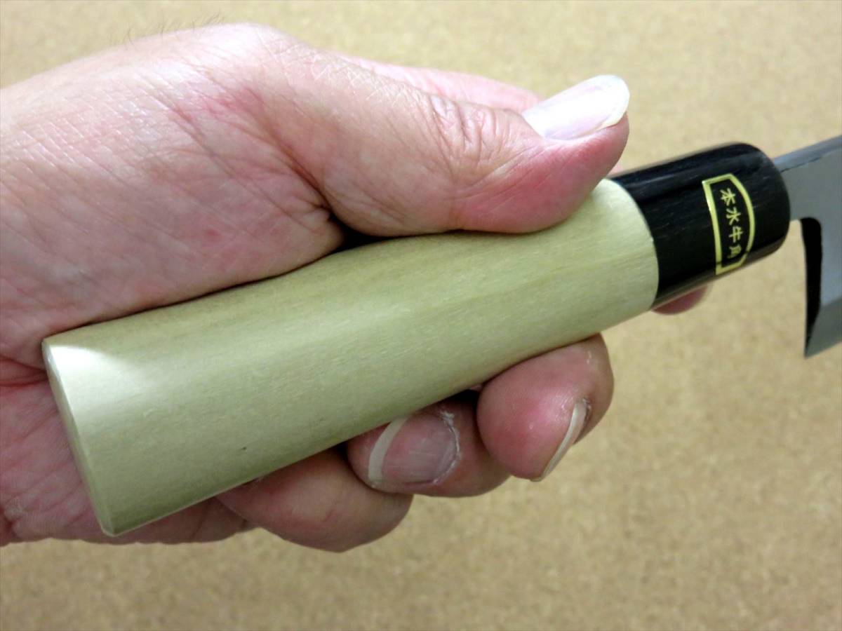 関の刃物 出刃包丁 17cm (170mm) 富士觀 炭素鋼 複合材 (白紙3号・軟鉄