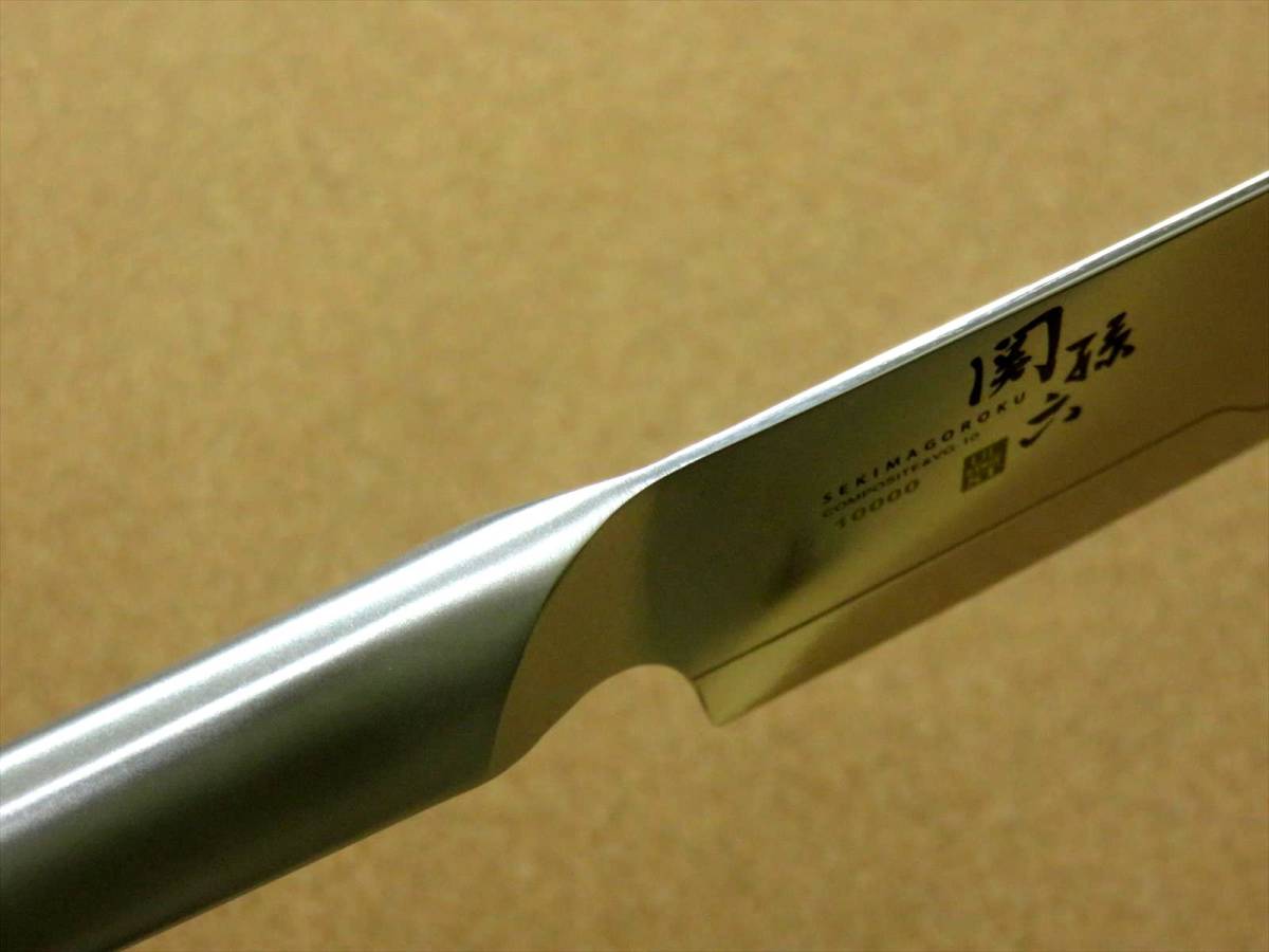 関の刃物 菜切り包丁 16.5cm (165mm) 貝印 関孫六 10000ST 三層鋼 継ぎ目のないオールステンレス 野菜切り 大根のかつらむき 国産日本製