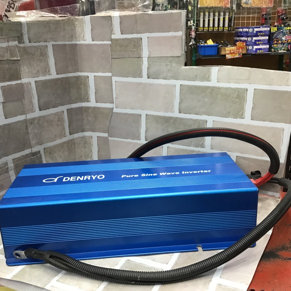 ジャンク品】DENRYO 電菱 デンリョー DC-AC 正弦波インバータ SK1500