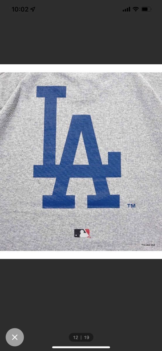 アップルバムapplebum “LA Dodgers Boy” T-shirt グレー－日本代購代
