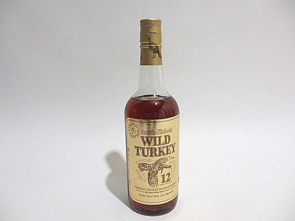 a) WILD TURKEY / ワイルドターキー 12年 ゴールドラベル バーボン