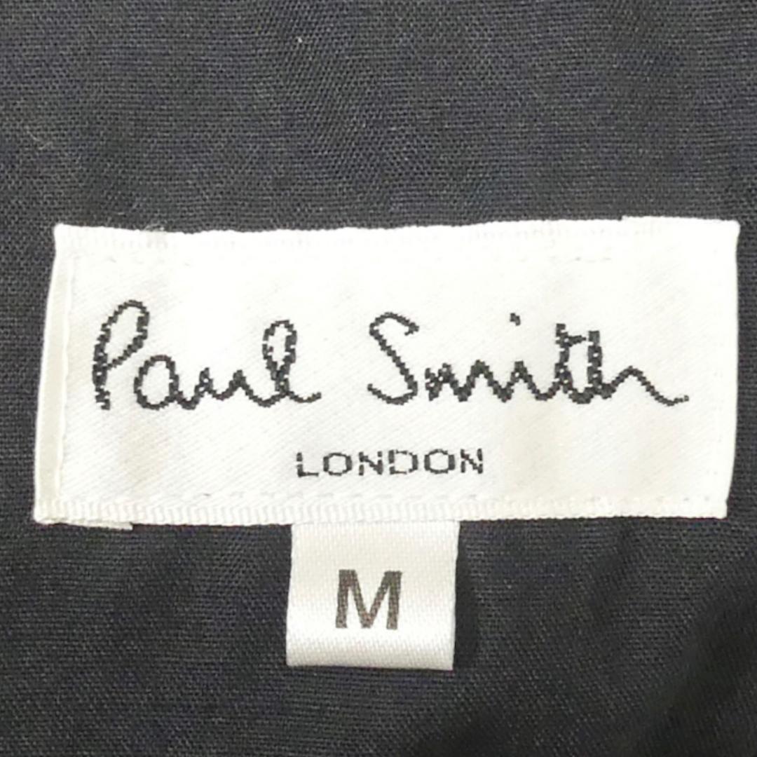 即決★Paul Smith LONDON★メンズM ベロア テーラードジャケット ポールスミス 黒 ブレザー スーツ 上着 アウター 背広