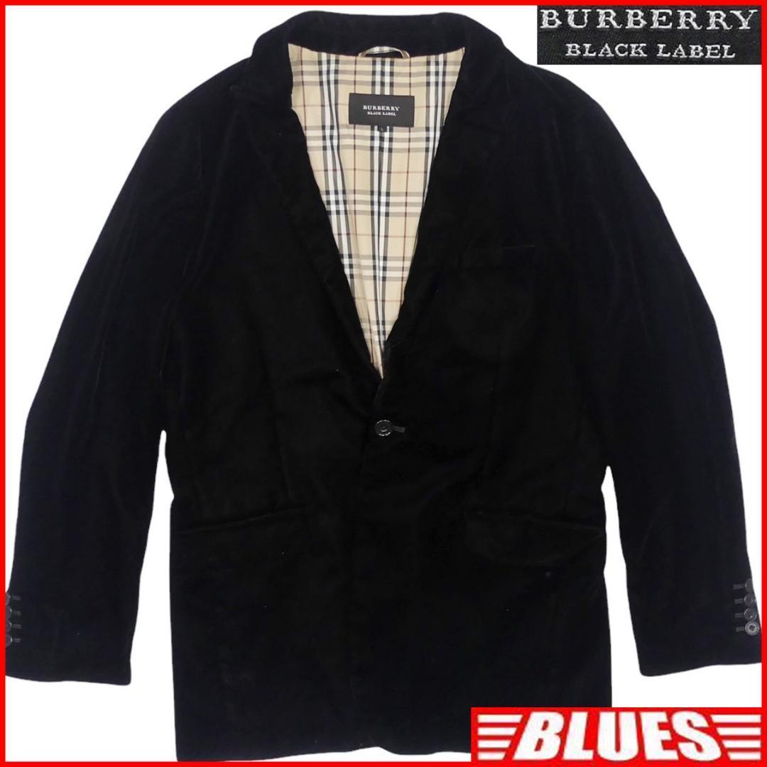 内祝い BURBERRY ブラックレーベル コーデュロ ジップアップジャケット 