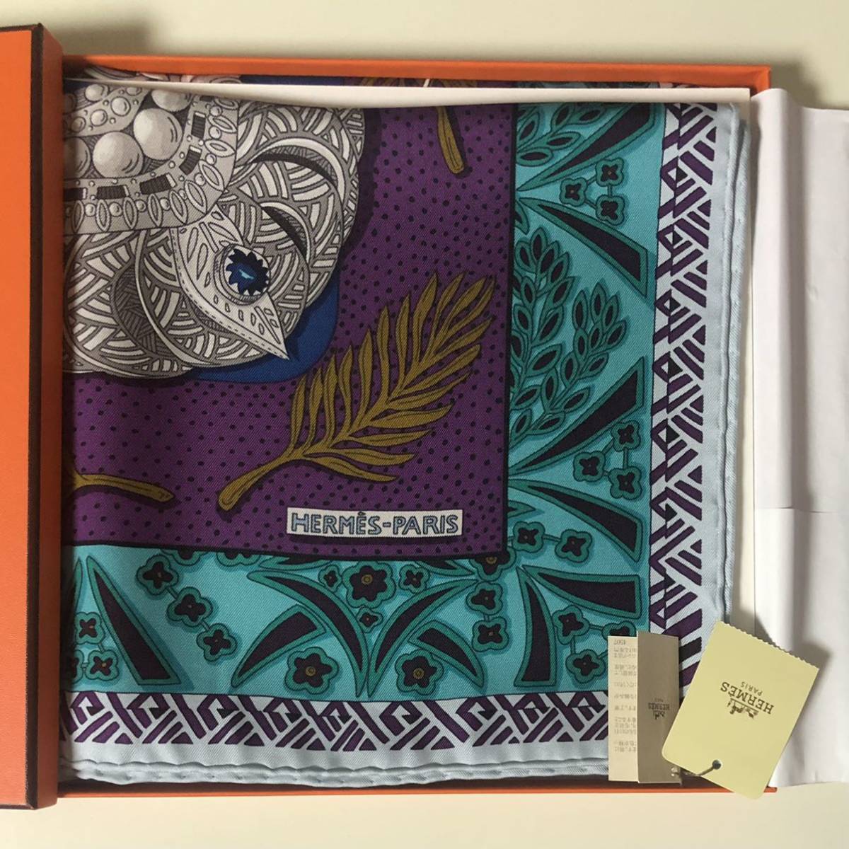 Hermes エルメス カレ スカーフ パルミラの女王ゼノビア gzerosolucoes
