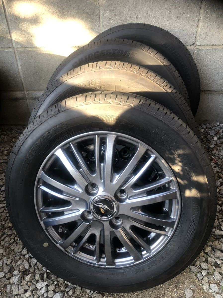 即決送料無料】タイヤ4本セット 155/65R13 BRIDGESTONE NEXTRY ECOPIA