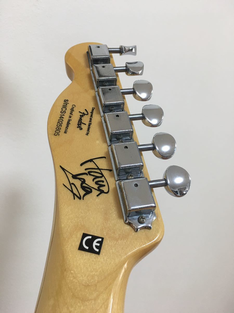 美品】【Squier by Fender 】【SCANDAL Haruna Telecaster Dark Silver
