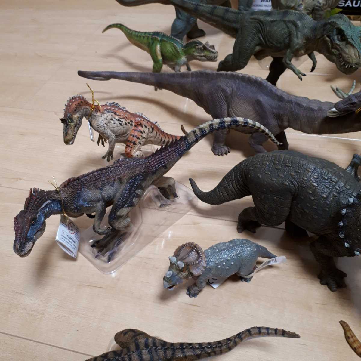 パポ ＰＡＰＯ恐竜 27種類セット フィギュア 美品 ティラノサウルス スピノサウルス トリケラトプス アロサウルス