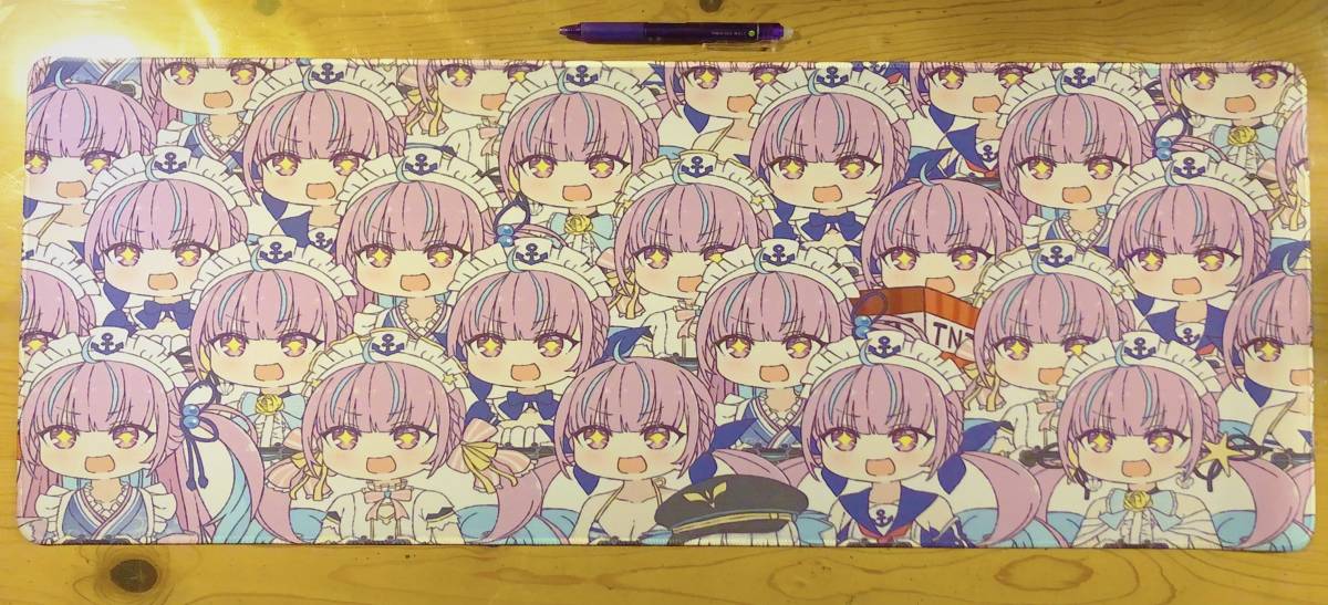 湊あくあ プレイマット マウスパッド ホロライブ 送料無料 ホロライブ