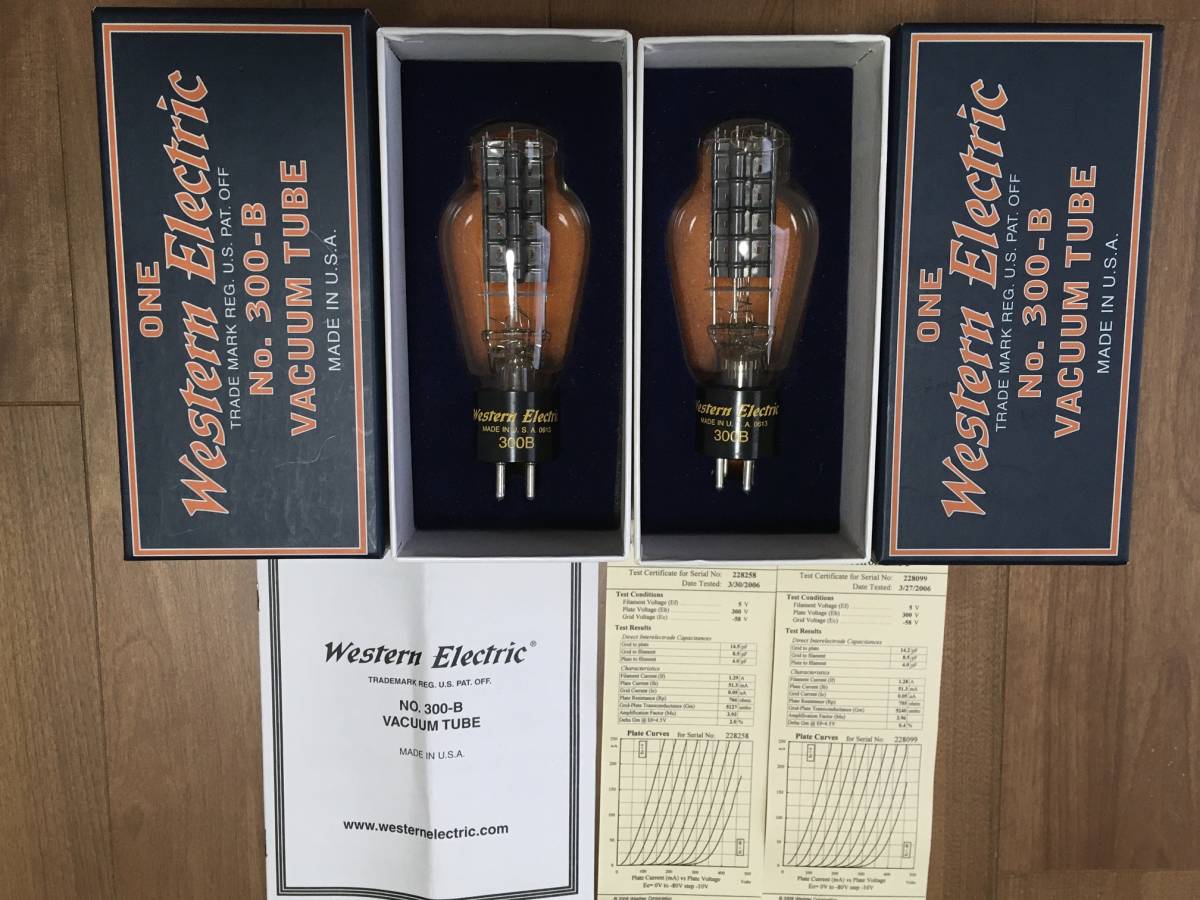☆Western Electric ウエスタンエレクトリック真空管 WE300B ☆Western Electric ウエスタンエレクトリック真空管 WE300B