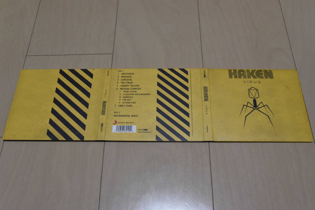 HAKEN★VIRUS★ヘイケン★ヴァイラス★2CD★輸入盤★中古品★美品_画像4