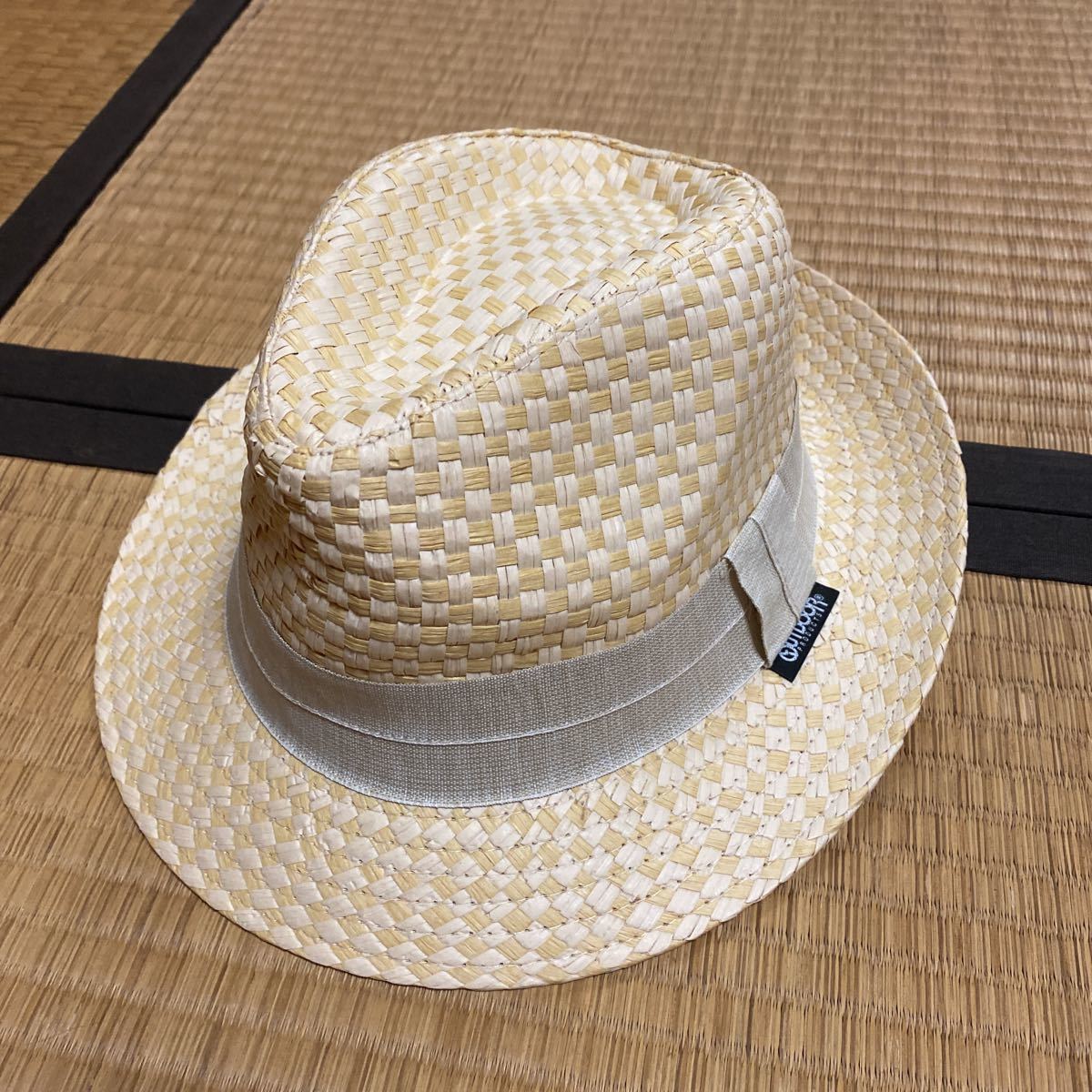 アウトドア　outdoor製　ストローハット パナマハット 中折れハット ボルサリーノ 麦わら帽子 帽子 キャップ_画像1