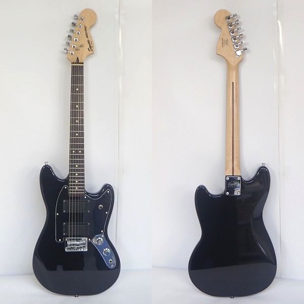 ☆SQUIER by Fender/スクワイヤー Bullet Mustang HH Black/ムスタング