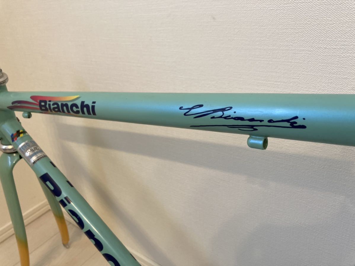 Bianchi ビアンキ MEGA-PRO ST フレームセット ステム付き 希少車 Bianchi ビアンキ MEGA-PRO ST フレームセット ステム付き 希少車