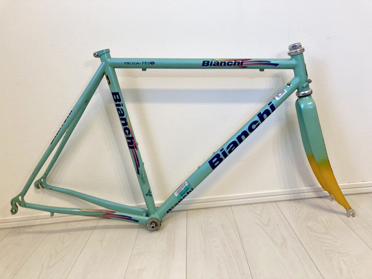 Bianchi ビアンキ MEGA-PRO ST フレームセット ステム付き 希少車 www